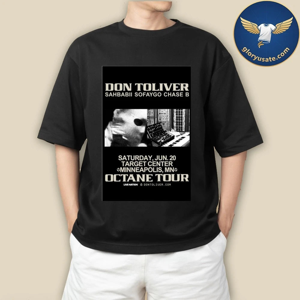Don Toliver June 20 2026 Target Center Minneapolis, MN Tour Poster Shirt