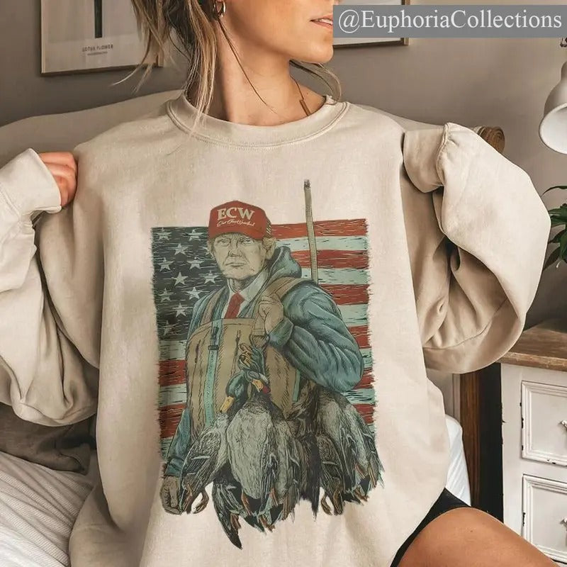 #Donald.Trump I'll Be Home for Christmas Sweater, Hoodie, Tee, Meme Cringe Cute #Trump Christmas T-Shirt , Global...