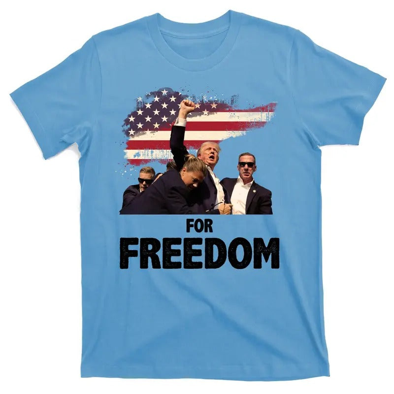 Donald Trump For Freedom T-Shirt Hoodie, Sweatshirt | TeeBloomCo.com