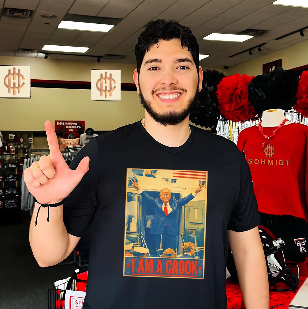 Donald Trump I am a crook shirt