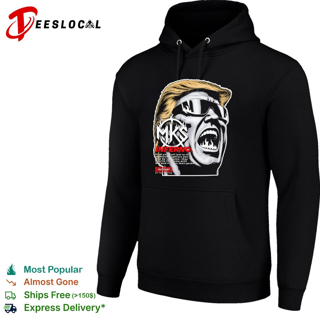 Donald Trump MKS Inferno find yourself lost in the madness outCasts by the system shirt