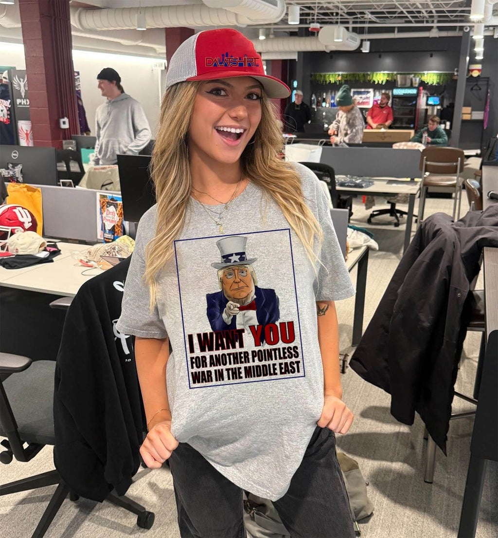 Donald Trump Uncle Sam Pointless Middle East War shirt