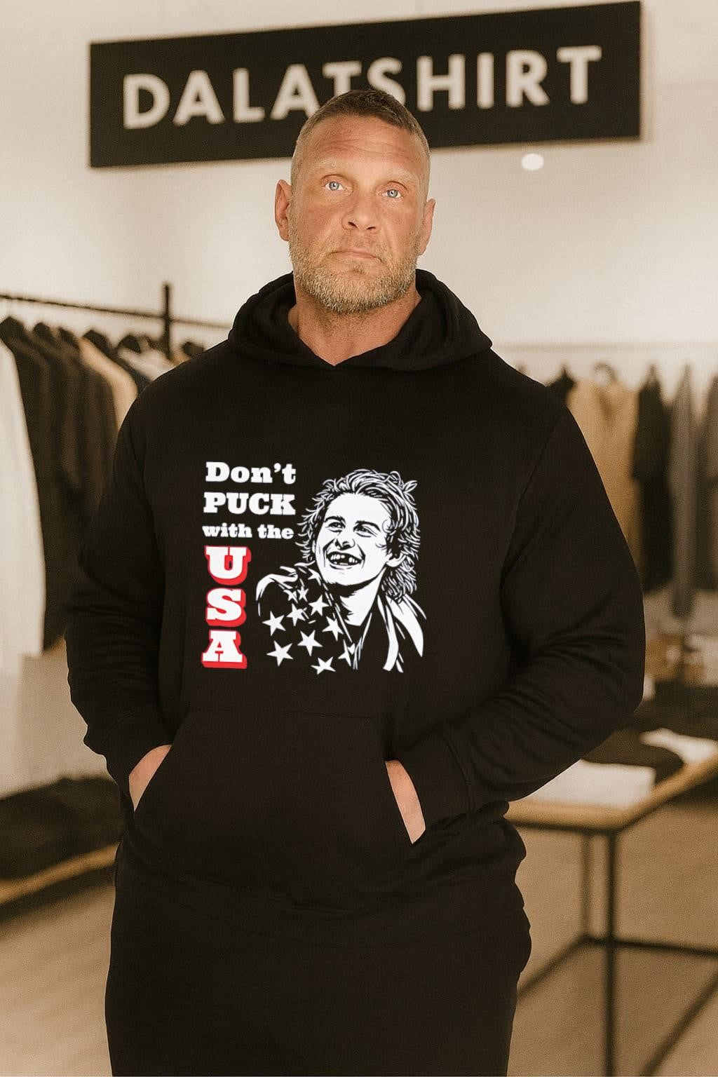 Don’t Puck with the USA Hockey Player Smiles shirt