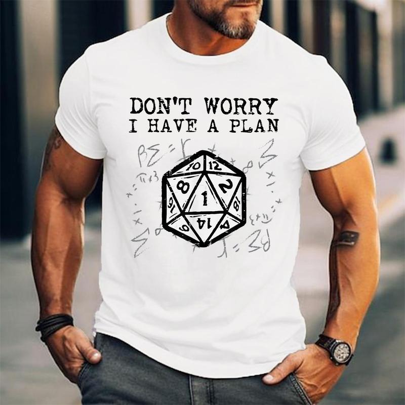 Dont Worry I Have Plan Funny Men Boys Unisex T-Shirt, Cotton 100%, Top Trending Fashion Hoodie, Sweatshirt | TeeBloomCo.com