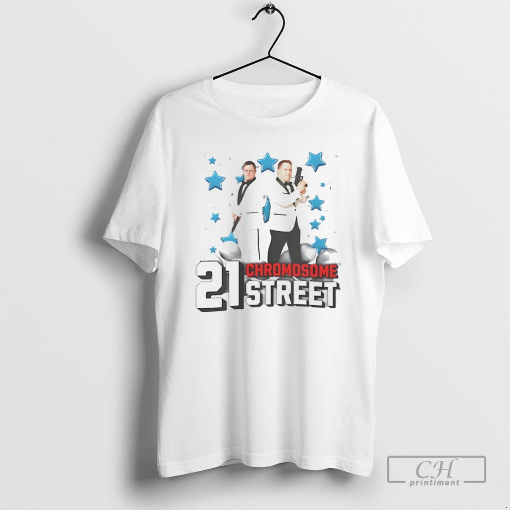 Down Syndrome 21 Chromosome Street T Shirts