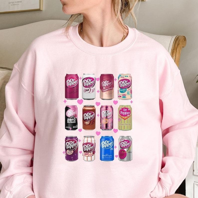 Dr Peper Sweatshirt - Cute Soda Shirt Hoodie | TeeBloomCo.com