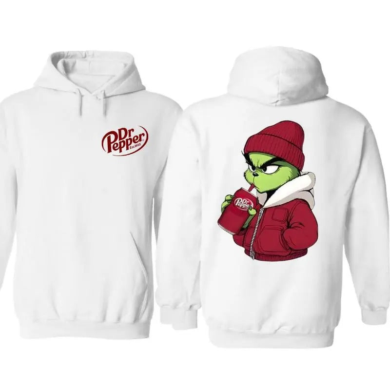 Dr Pepper Grinh Hoodie Sweatshirt T-shirt, Dr Pepper Christmas Shirt, Dr Pepper Lover Shirt, Fall Hoodie, Shirt For Men,...