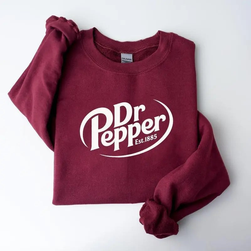 Dr. Pepper Sweatshirt, Dr Pepper Lover Shirt or hoodie, Dr Pepper Gift, Gift for Girlfriendstyle{n002}2 | TeeBloomCo.com