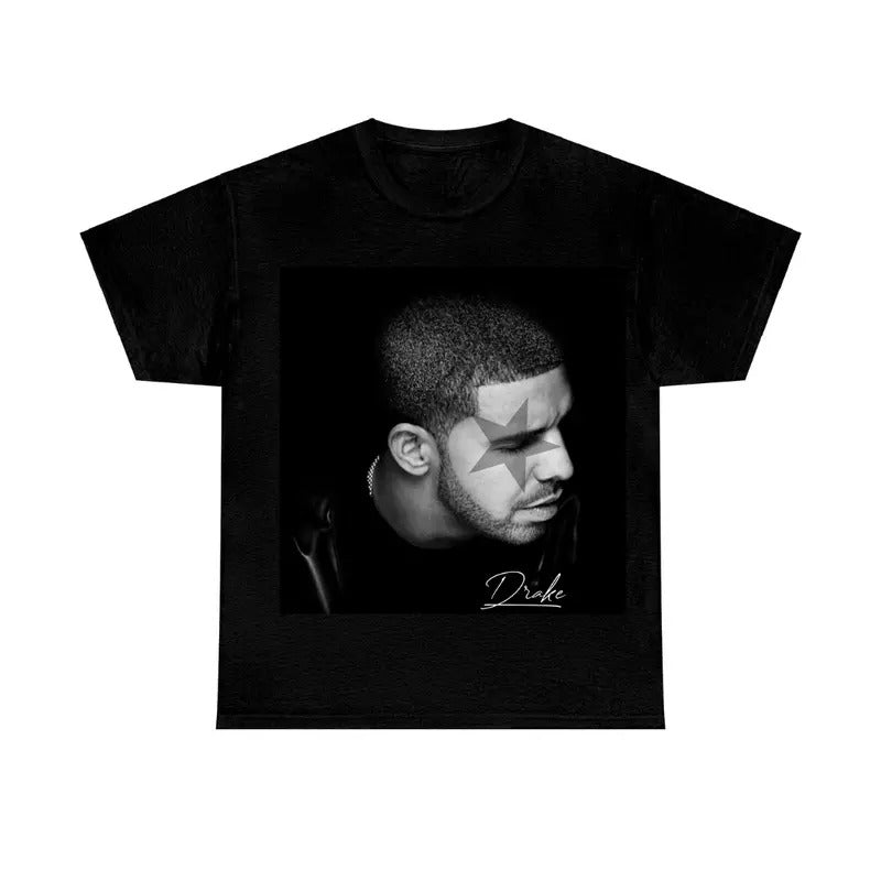 Drake Black Star Shirt, Tour 2025 Rap Tee Hoodie, Sweatshirt | TeeBloomCo.com