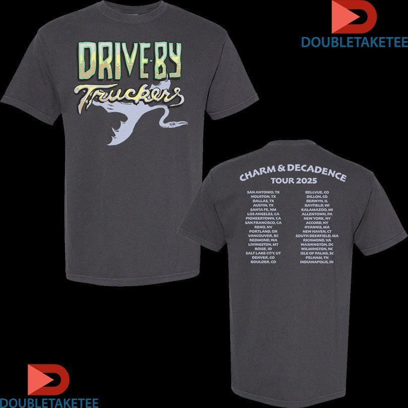 Drive By Truckers Charm & Decadence Tour 2025 Shirts