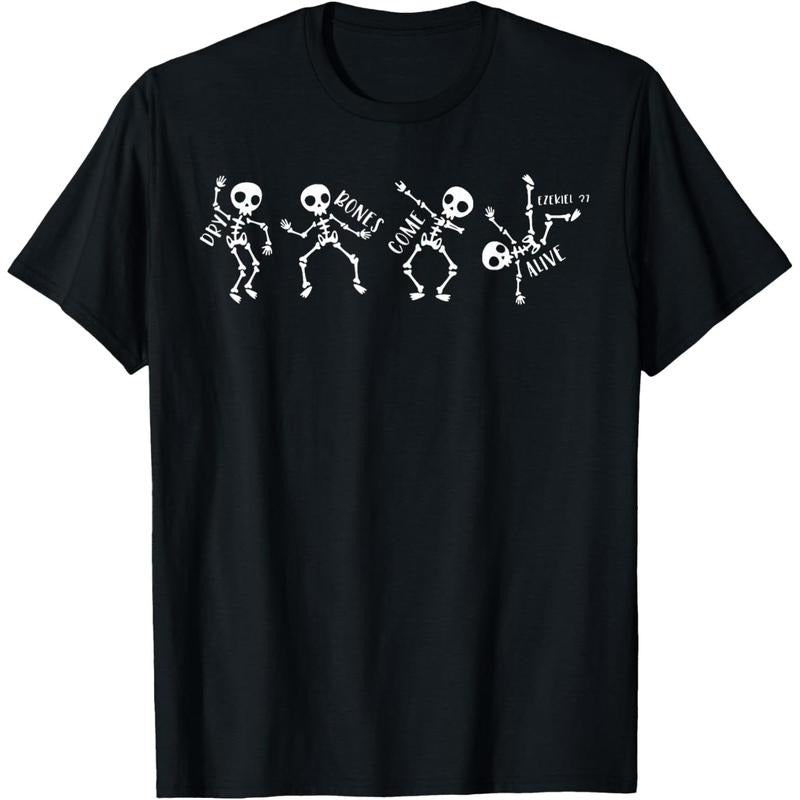 Dry Bones Come Alive Relaxed Funny Skeleton Dancing T-Shirt made in usa Hoodie, Sweatshirt | TeeBloomCo.com