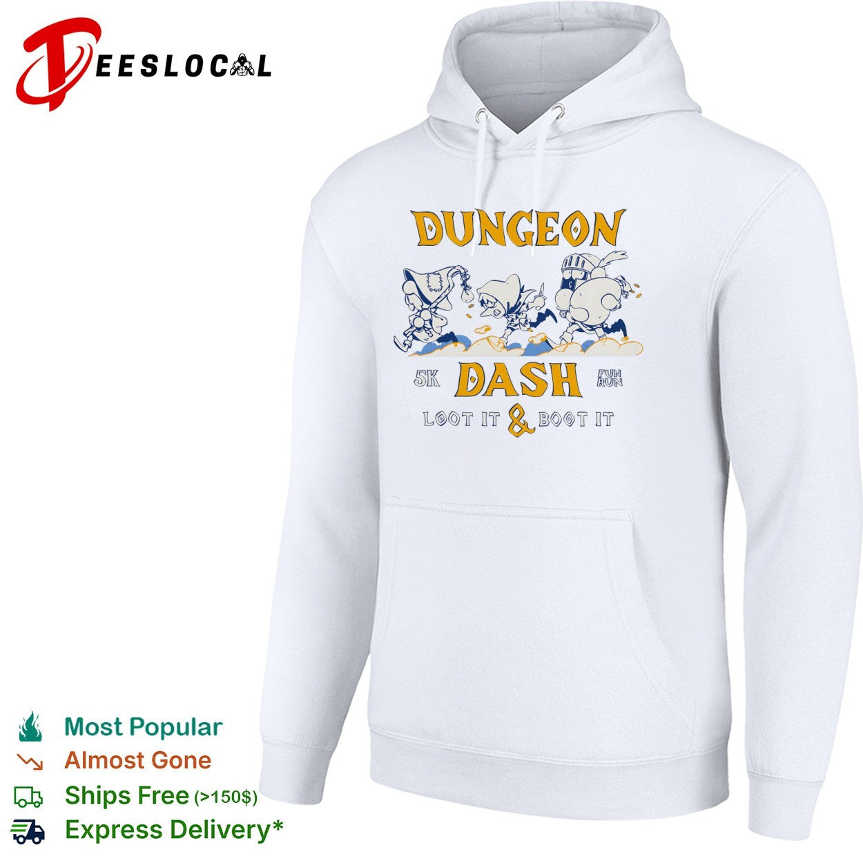 Dungeon 5k Dash Loot it and Boot it Fun Run Fantasy Adventure Dungeons Dragons shirt