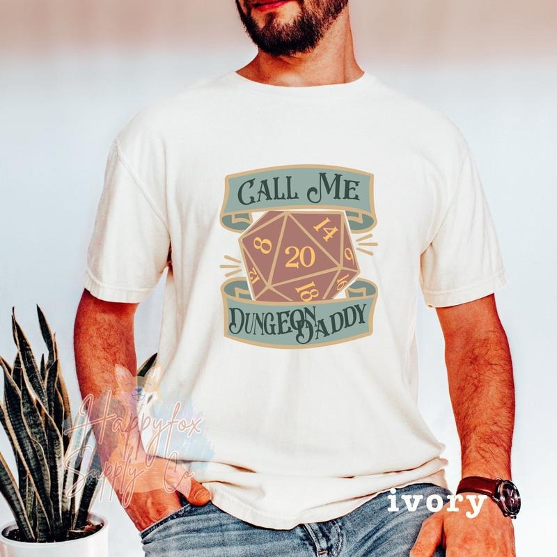 Dungeon Daddy Shirt Dnd Shirt Dungeons And Dragons Shirt Funny Dnd Shirt Dice Shirt Dm Shirt Dungeon Master Shirt Dnd...