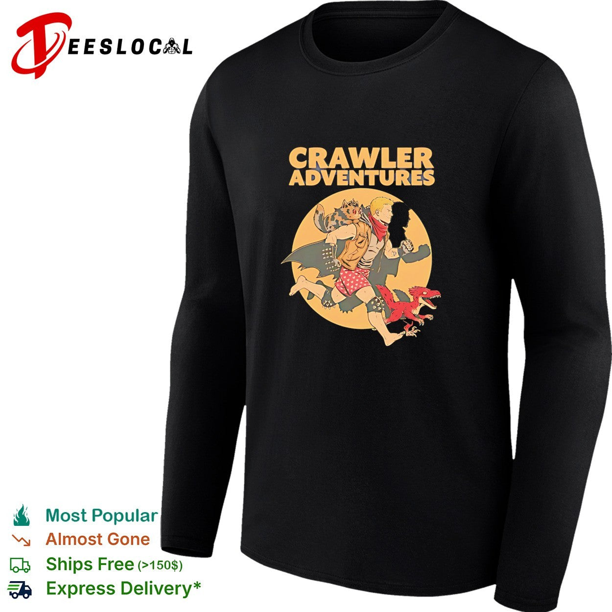 Dungeon crawler comic cover crawler adventures funny shirt