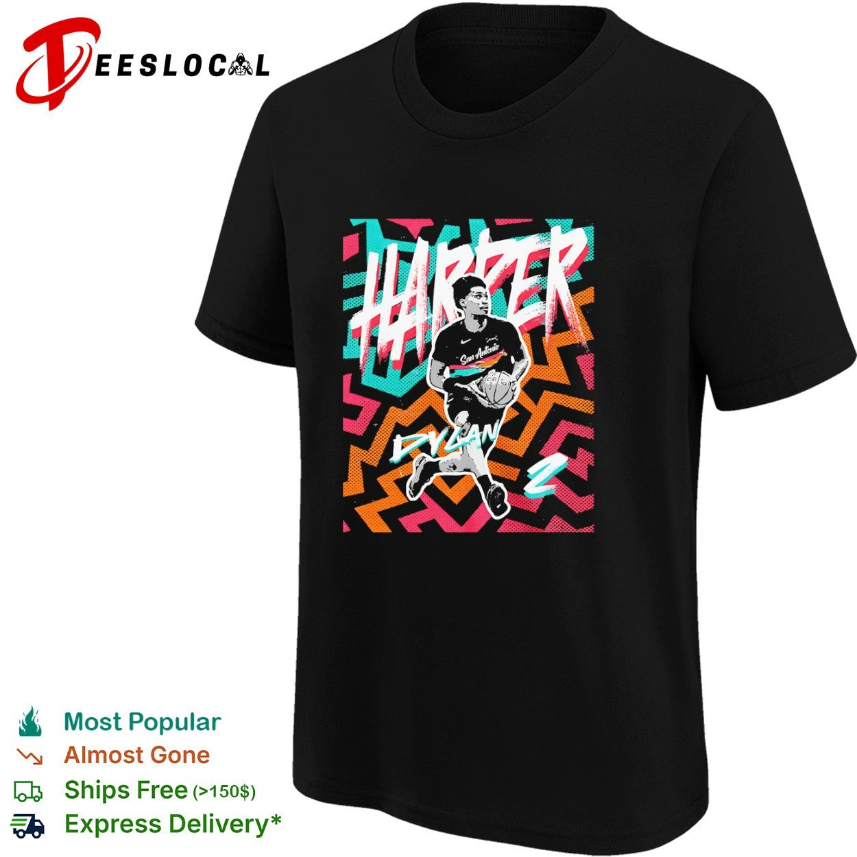 Dylan Harper San Antonio Spurs NBA Harper 2 shirt