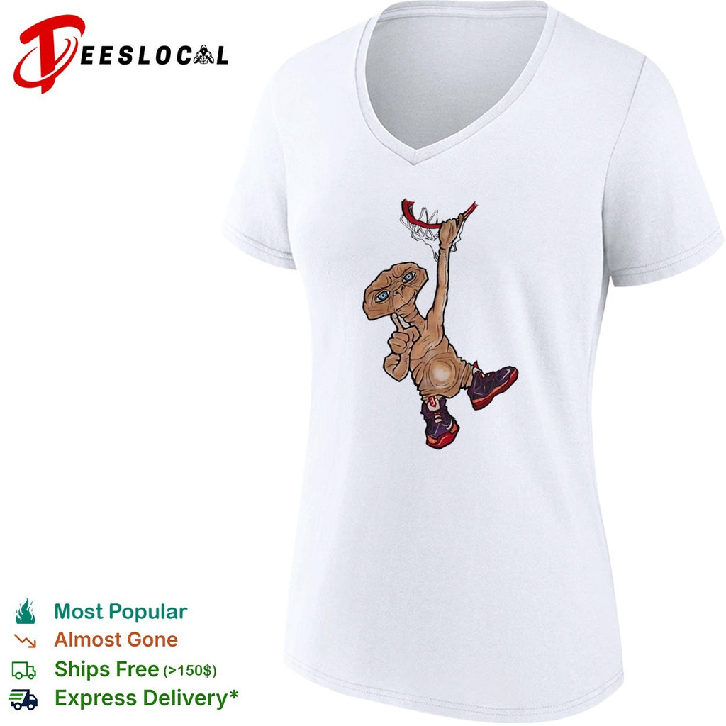 ET Dunking Basketball Movie Character Shirt