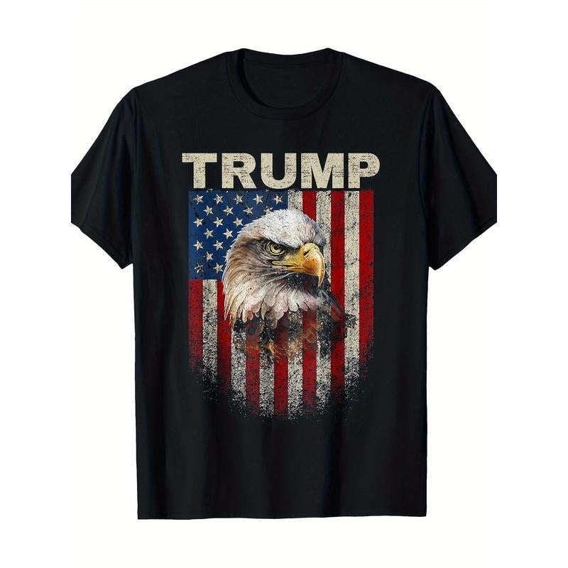 Eagle Trump 2024 Take America Back Trump Shirt For Men MAGA T-Shirt-220g made in usa Hoodie, Sweatshirt | TeeBloomCo.com