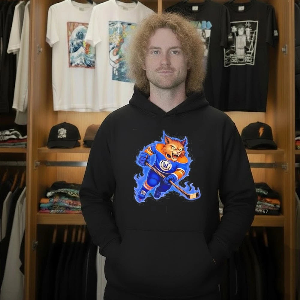 Edmonton Oilers Hunter the Lynx mascot player Shirt