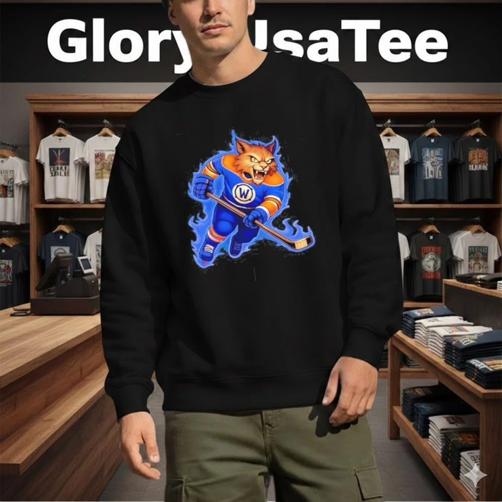 Edmonton Oilers Hunter the Lynx mascot player Shirt