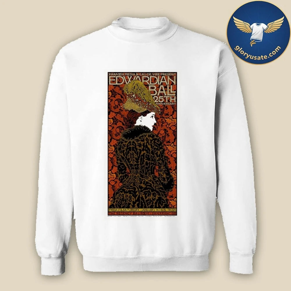 Edwardian Ball January 30-31 2026 San Francisco Poster Shirt