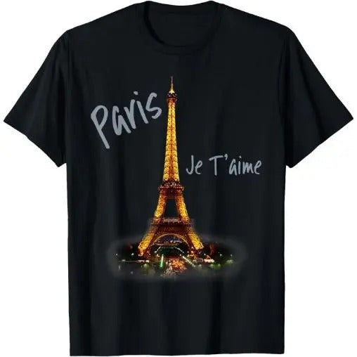 Eiffel Tower Paris Vintage I Love Paris France T-Shirt Made in USA Hoodie, Sweatshirt | TeeBloomCo.com
