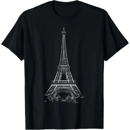 Eiffel Tower T-shirt T-Shirt Made in USA Hoodie, Sweatshirt | TeeBloomCo.com