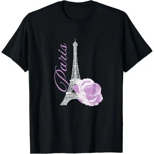 Eiffel Tower T-shirt, Paris France Souvenir T-Shirt Made in USA Hoodie, Sweatshirt | TeeBloomCo.com