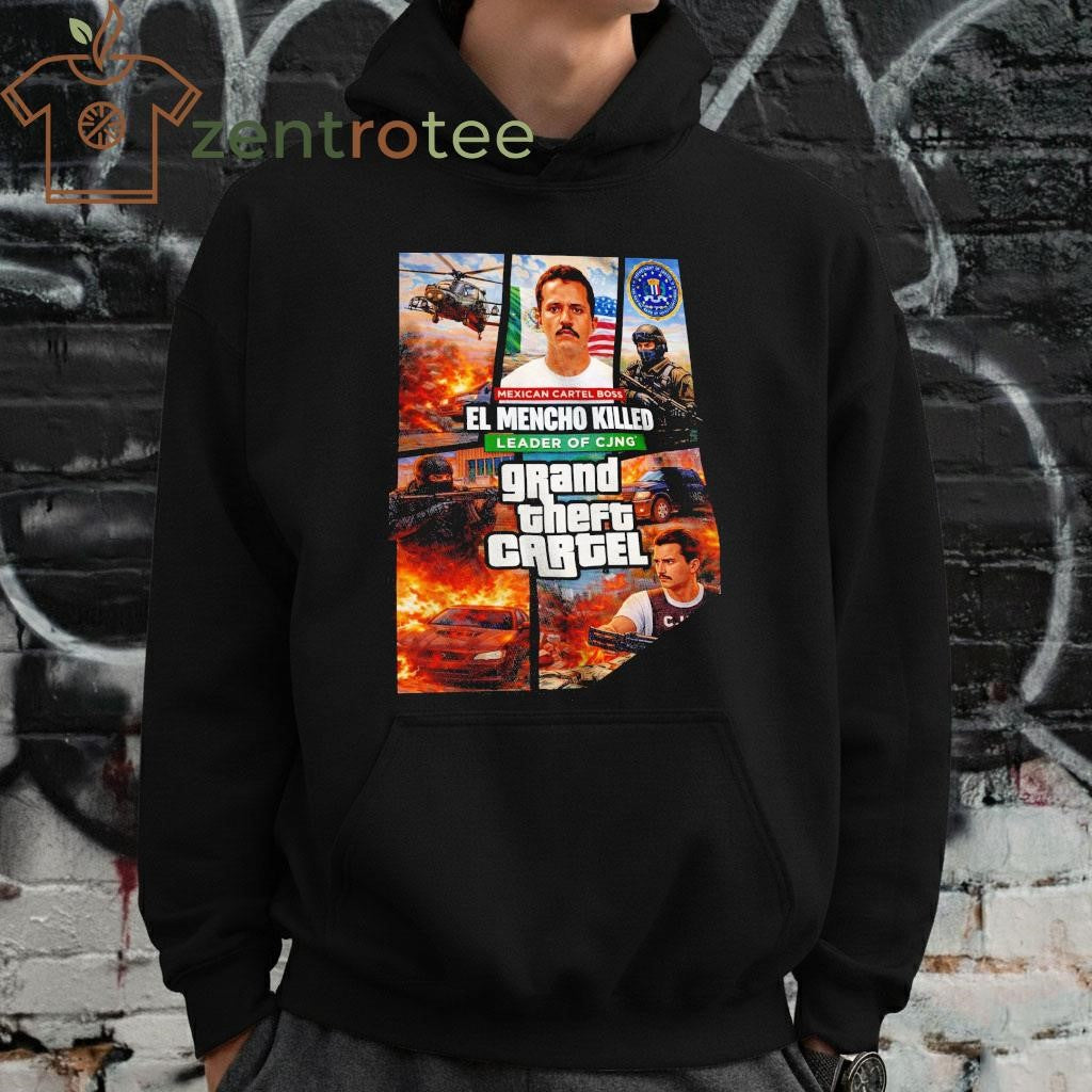 El Mencho T-Shirt – Grand Theft Cartel GTA Style tee