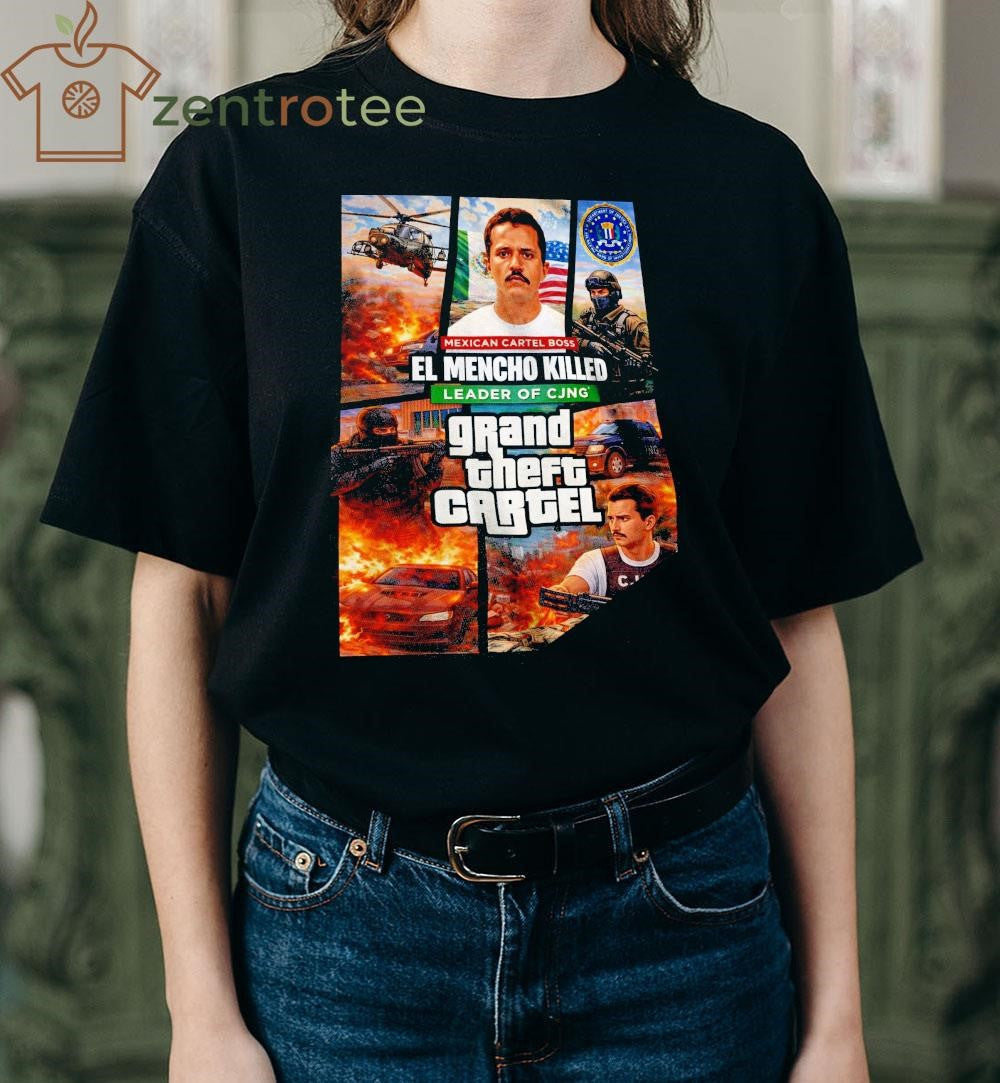 El Mencho T-Shirt – Grand Theft Cartel GTA Style tee