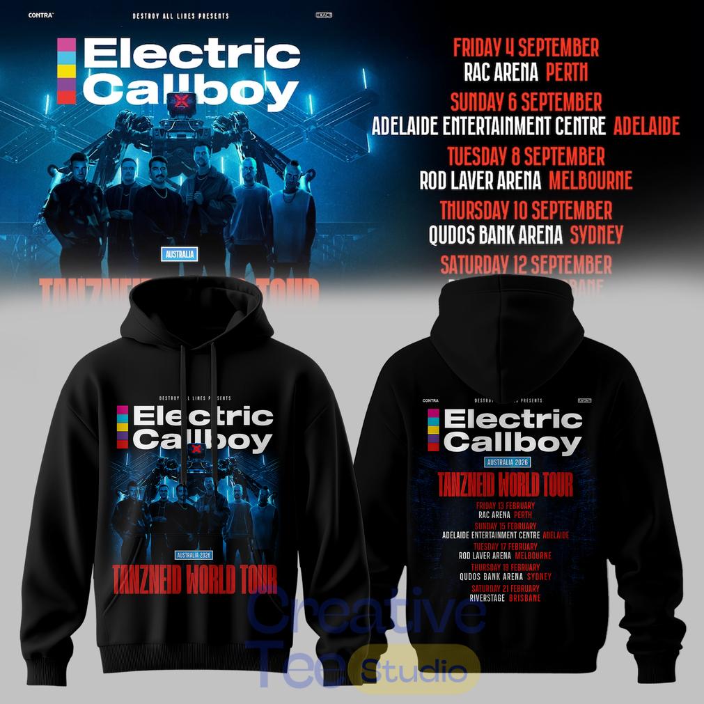 Electric Callboy TANZNEID World Tour 2026 Hoodie
