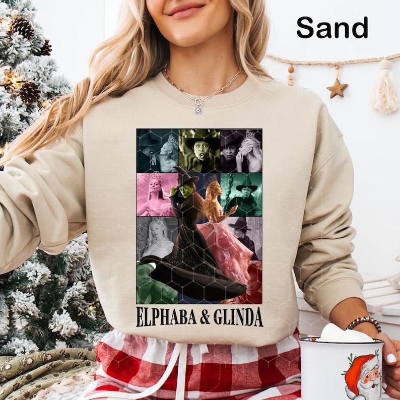 Elphaba and Glinda Wicked Sweatshirt, Change for Good Theme T-Shirts, Hoodie | TeeBloomCo.com
