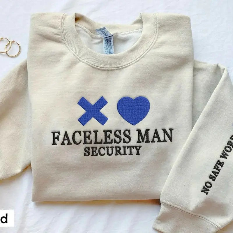 Embroidered Lights Out Book Sweatshirt, Faceless Shirt, Navessa Allen Sweatshirt, Brynne Weaver, Smut Shirt, Butcher &...