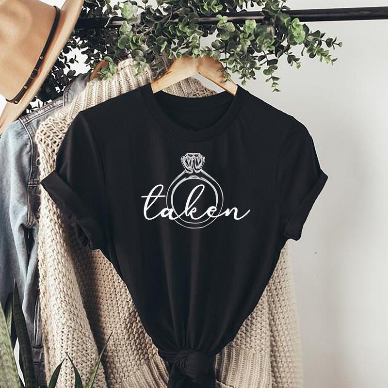 Engagement Gift For Girlfriend Newlywed Fianc Tee Bride To Be Future Mrs Taken Shirt Fiancee Shirt Newly Engaged Gift For...