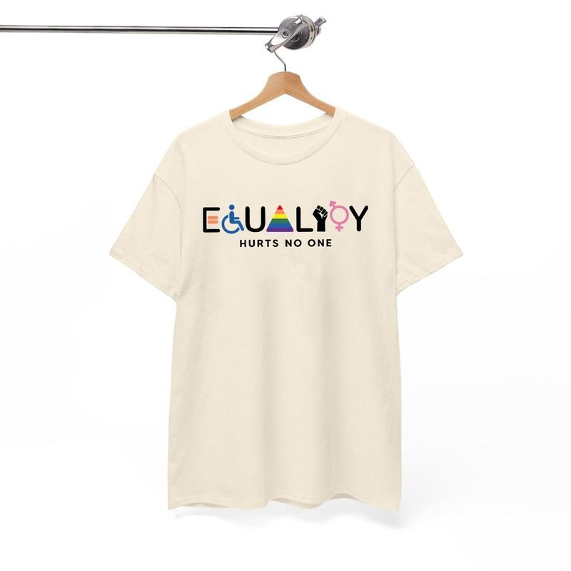 Equality Hurts No One T-Shirt, Equal Rights Sweatshirt, LGBTQ Shirt, Rainbow Hoodie Pride Month | TeeBloomCo.com
