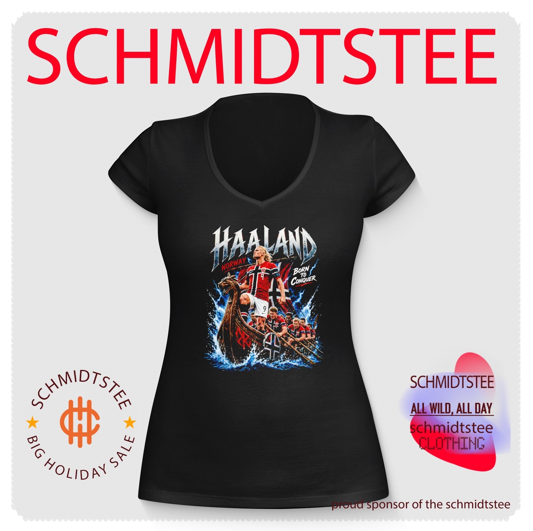 Erling Haaland Norway Viking Born to Conquer World Cup 2026 shirt