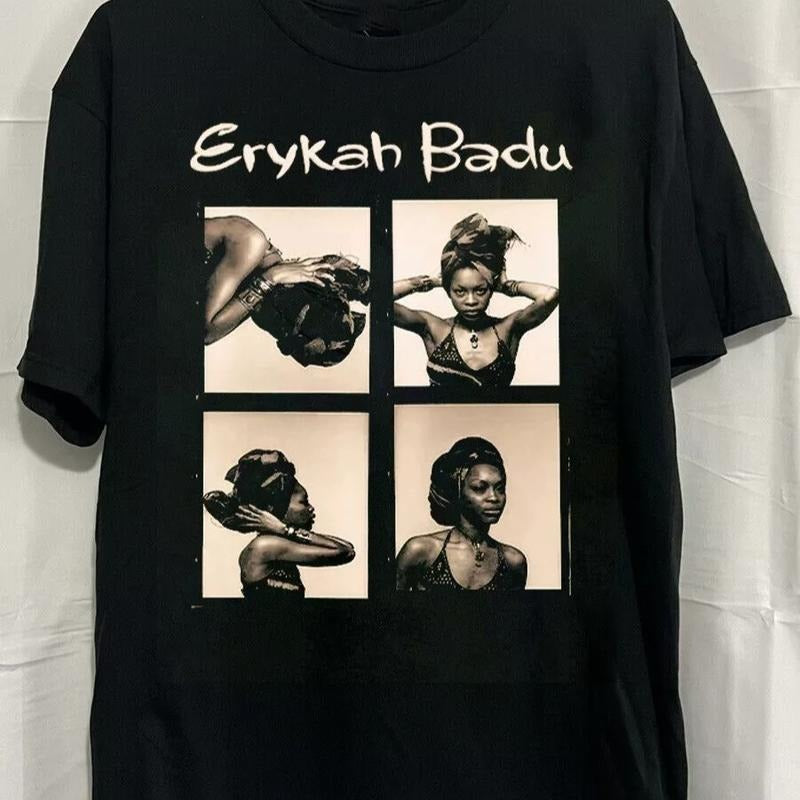 Erykah Badu Band Collection Full Size S to 5XL Cotton Unisex T-shirt Hoodie, Sweatshirt | TeeBloomCo.com