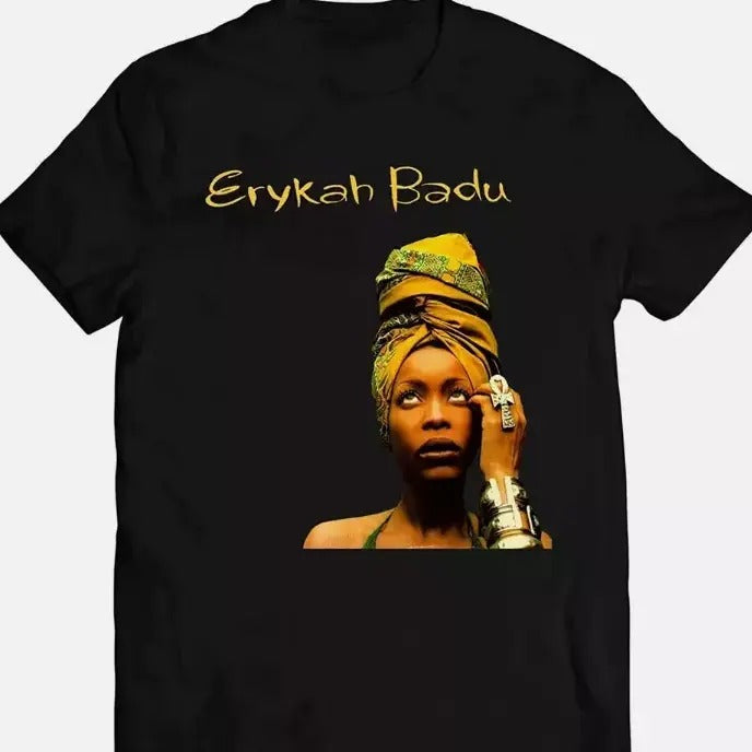 Erykah Badu T-shirt Tee Men Women All Size Cotton Menswear Cotton Menswear Hoodie, Sweatshirt | TeeBloomCo.com