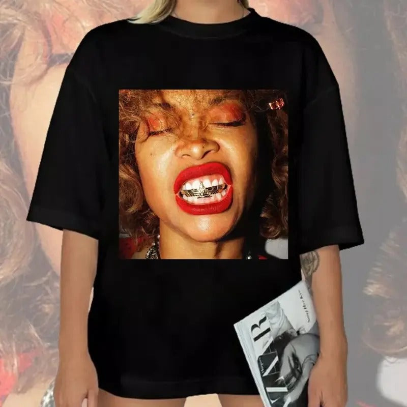 Erykah badu unisex Shirt Cotton Men Women T-Shirt Crewneck Top Womenswear Tshirt Hoodie, Sweatshirt | TeeBloomCo.com