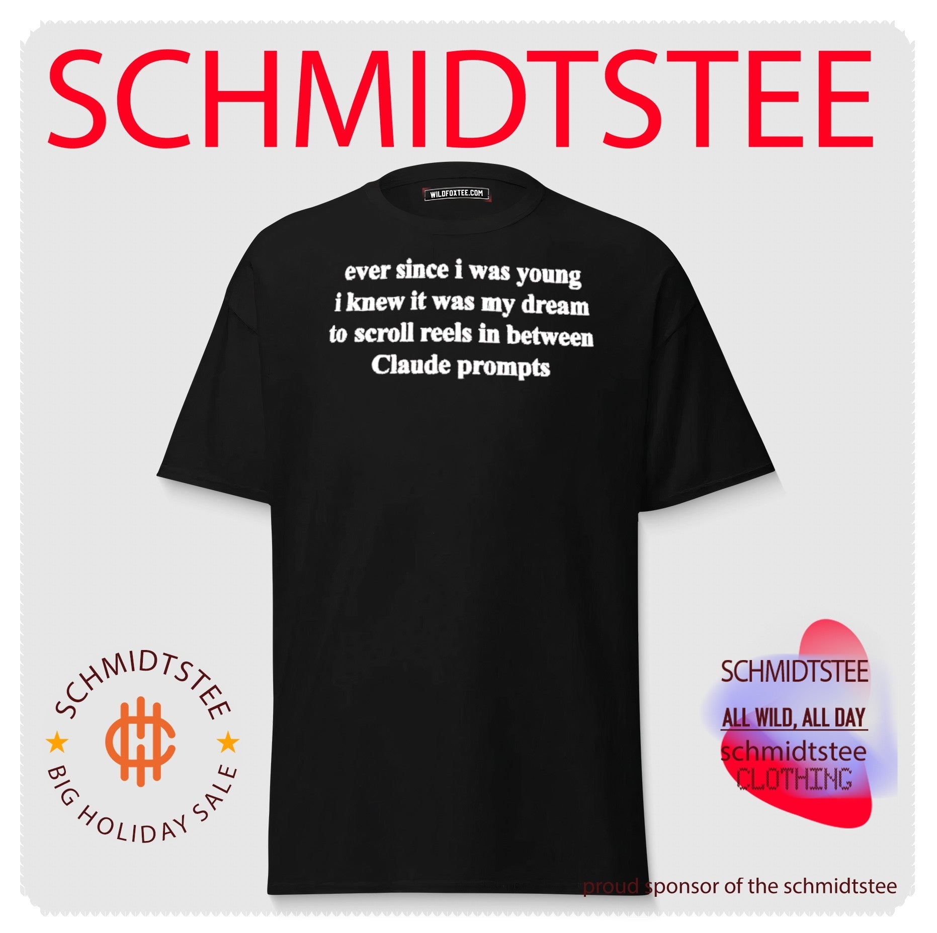 Ever Since I Was Young I Knew It Was My Dream to Scroll Reels in Between Claude Prompts shirt