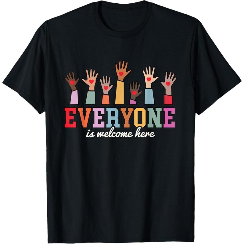 Everyone Is Welcome Here Idaho Teacher T-Shirt Hoodie, Sweatshirt | TeeBloomCo.com