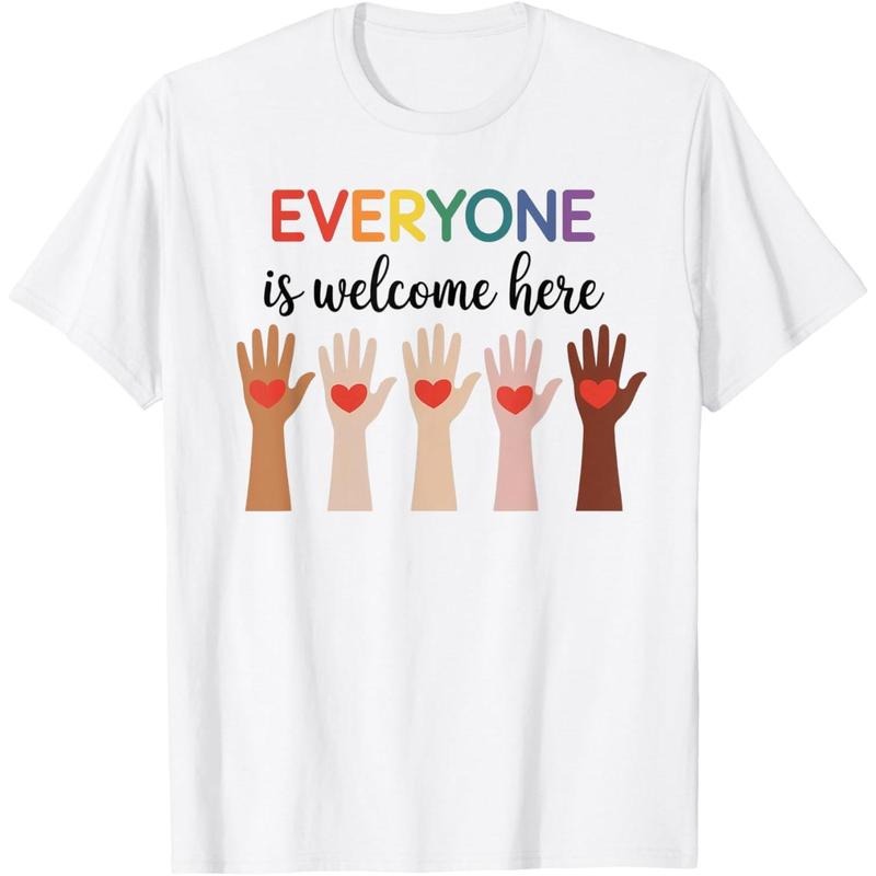 Everyone Is Welcome Here Idaho Teacher T-Shirtstyle{n002}2 T-Shirts, Hoodie, Sweatshirt | TeeBloomCo.com