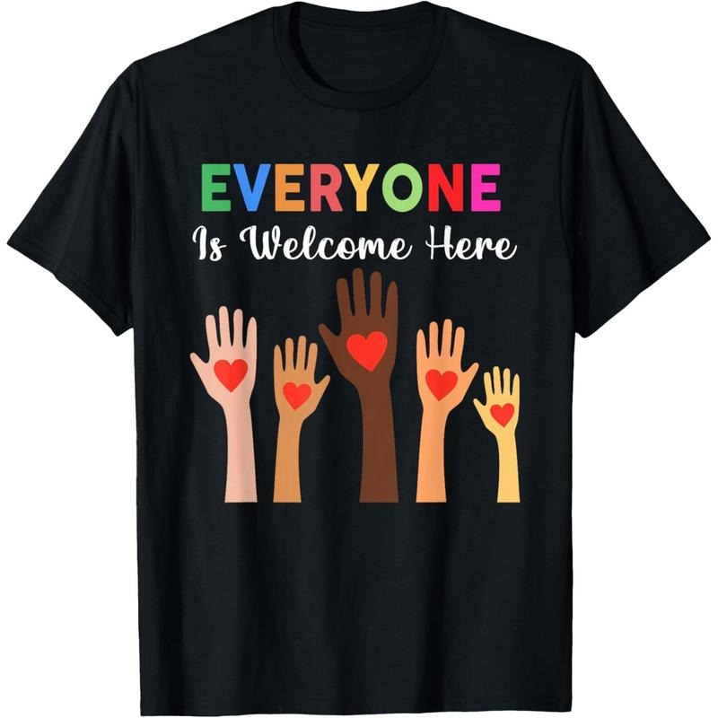 Everyone Is Welcome Here Idaho Teacher T-Shirtstyle{n002}4 T-Shirts, Hoodie, Sweatshirt | TeeBloomCo.com