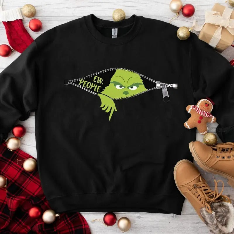 Ew People Sweatshirt, Funny Christmas Hoodie,Family Christmas Movie Shirt,Best Chrismas Gift Ideas, Christmas...