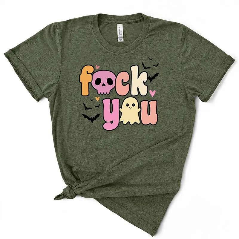 F You Funny Halloween Graphic TShirt Hoodie, Sweatshirt | TeeBloomCo.com