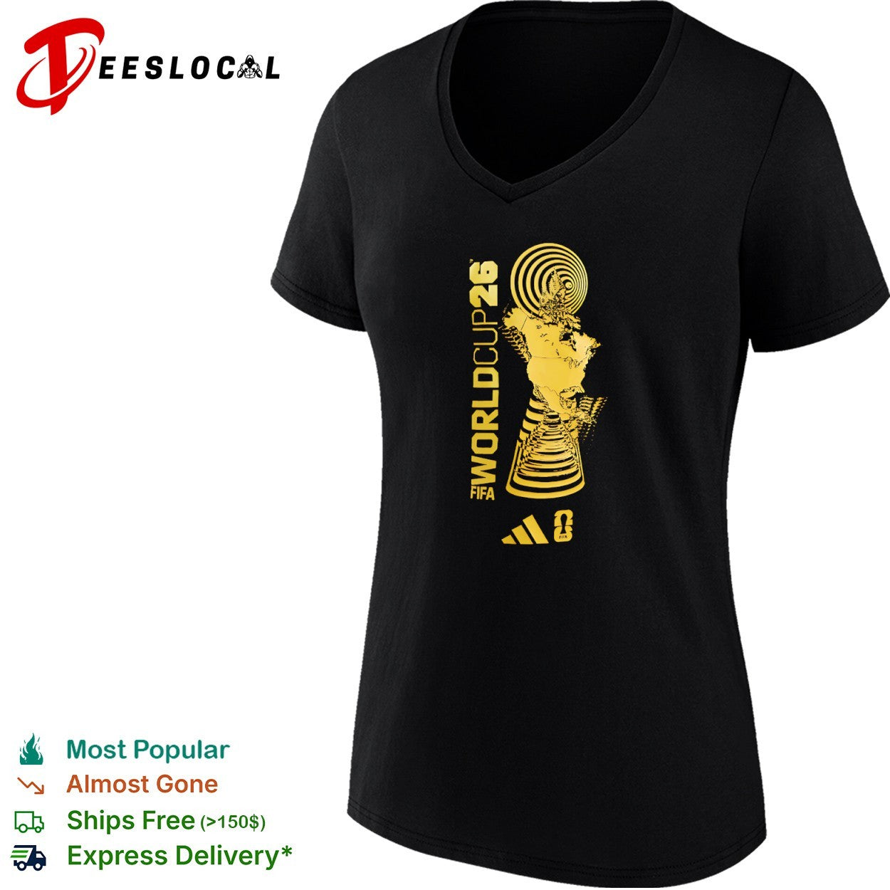 FIFA World Cup 26 North America map shirt