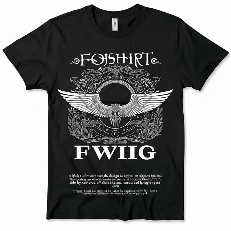 FOURTH WING Vintage Inspired Black T Shirt with Elegant Winged Symbolizing Growth Adventure and Freedom Hoodie, Sweatshirt