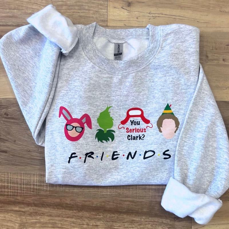 FRIENDS Christmas Sweatshirt T-Shirts, Hoodie | TeeBloomCo.com