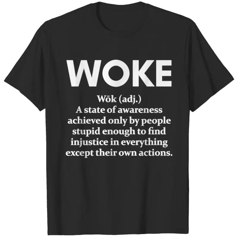 FUNNY WOKE DEFINITION  T-shirt, sweater and Hoodie Sweatshirt | TeeBloomCo.com
