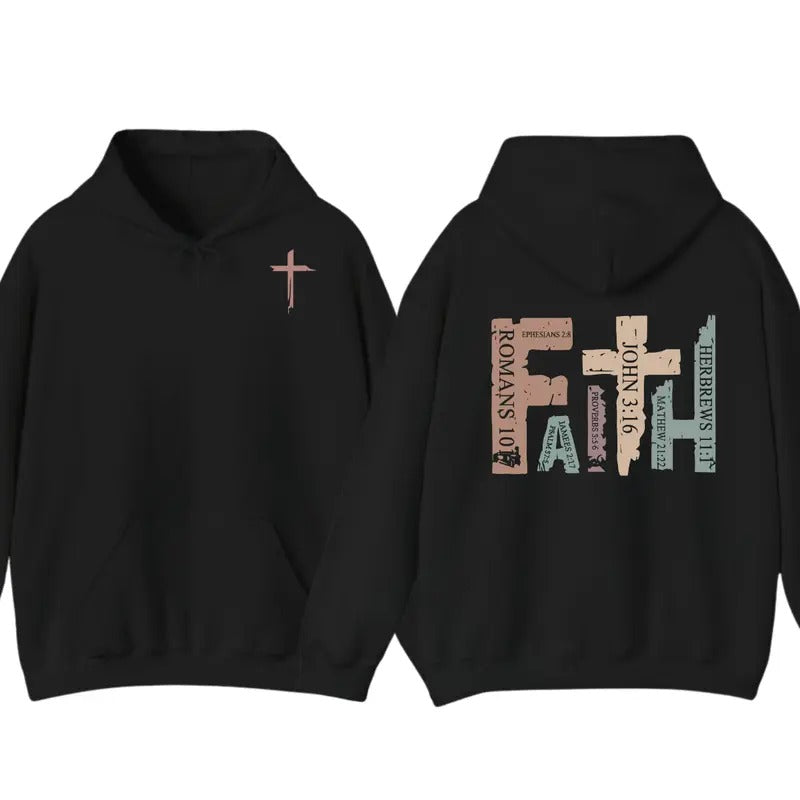 Faith Hoodie and T-Shirt, Christian Gifts, Unisex Hoodie For Men For Women Sweatshirt | TeeBloomCo.com