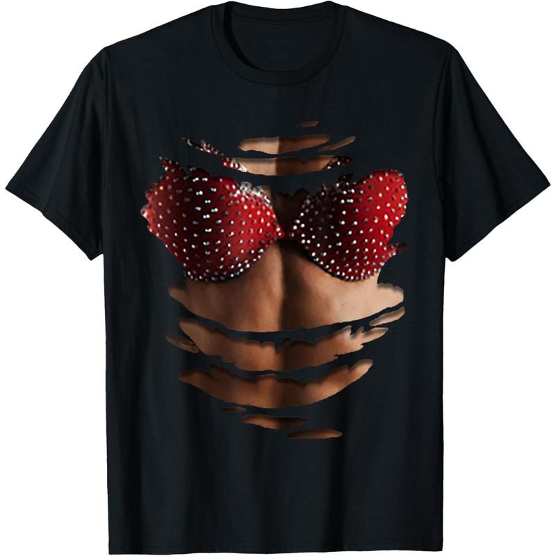 Fake Abs T Shirt Funny Bikini Body Muscle Six Pack 3D made in usastyle{n002}2 Hoodie, Sweatshirt | TeeBloomCo.com
